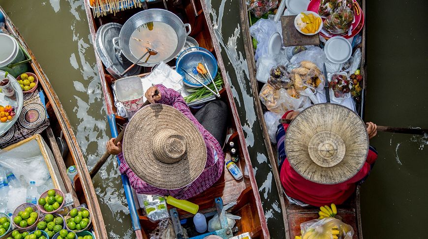 таиланд плавучий рынок