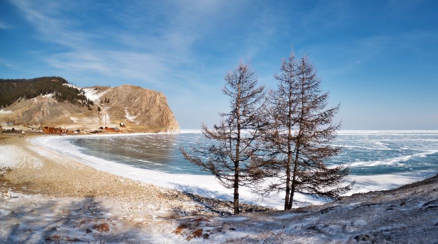 зимний пейзаж с Байкала