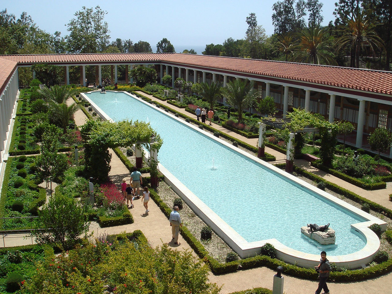 Музей The Getty Villa в Лос-Анджелесе