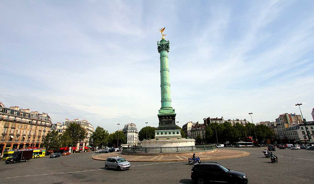 Площадь бастилии в париже